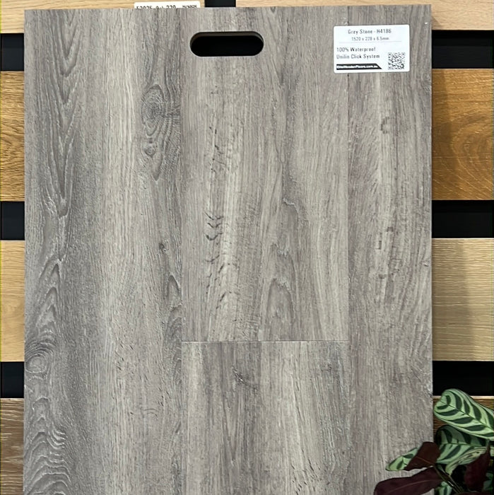 H4186, Hybrid Flooring 7.5mm, Grey Stone (Box)