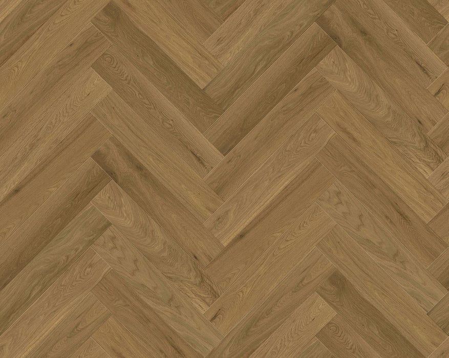 Prime Herringbone Engineered Core Oak,Acorn Brown , P4130- Box