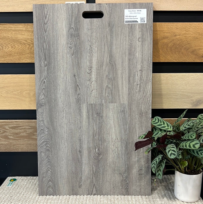 H4186, Hybrid Flooring 7.5mm, Grey Stone (Box)