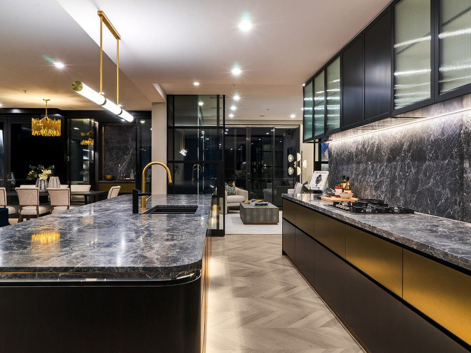 Ch3103 ,Chevron Engineered, Chateau Grey