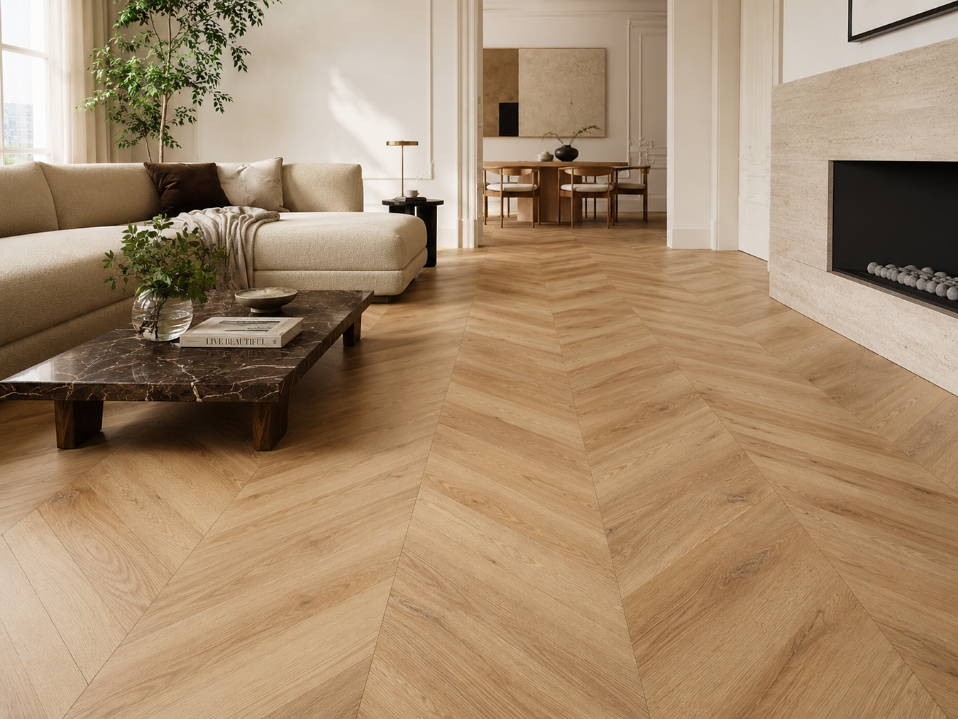 Chevron Flooring