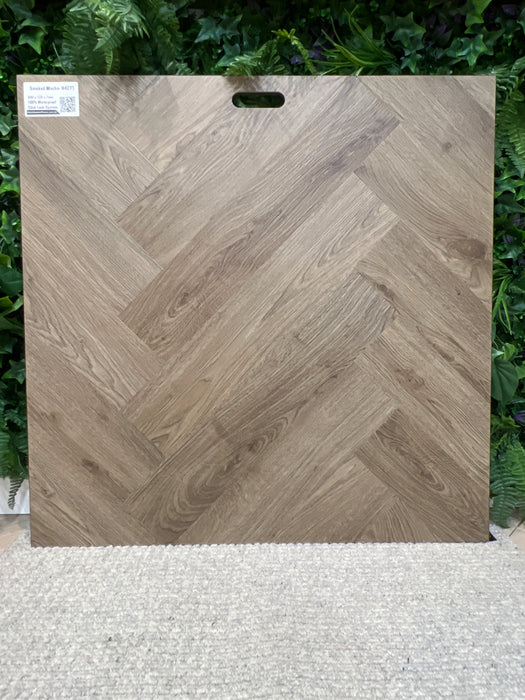 Smoked Mocha (H4271), Herringbone Hybrid 7mm