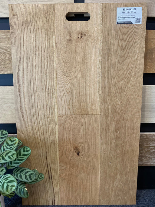 E3150 Premium Straight Board Engineered Oak 15/4mm