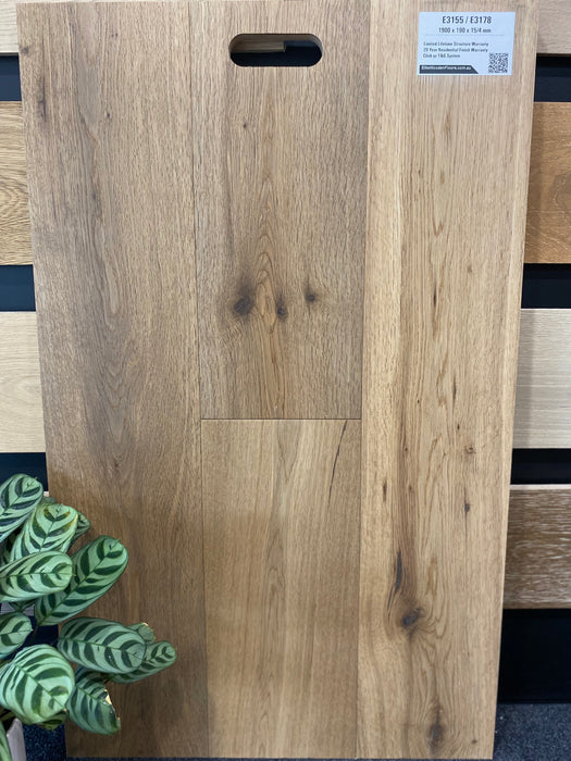 E3155 Premium Straight Board Engineered Oak 15/4mm