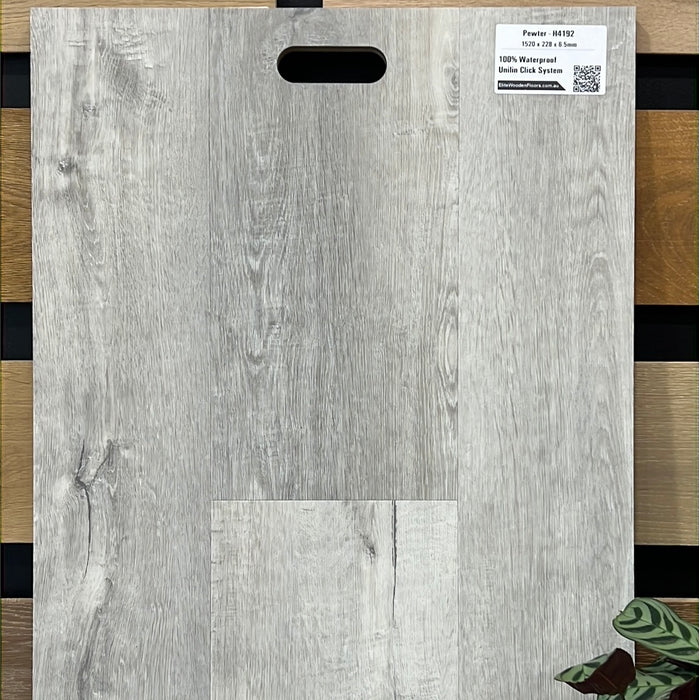 H4192, Hybrid Flooring 7.5mm, Pewter (box)