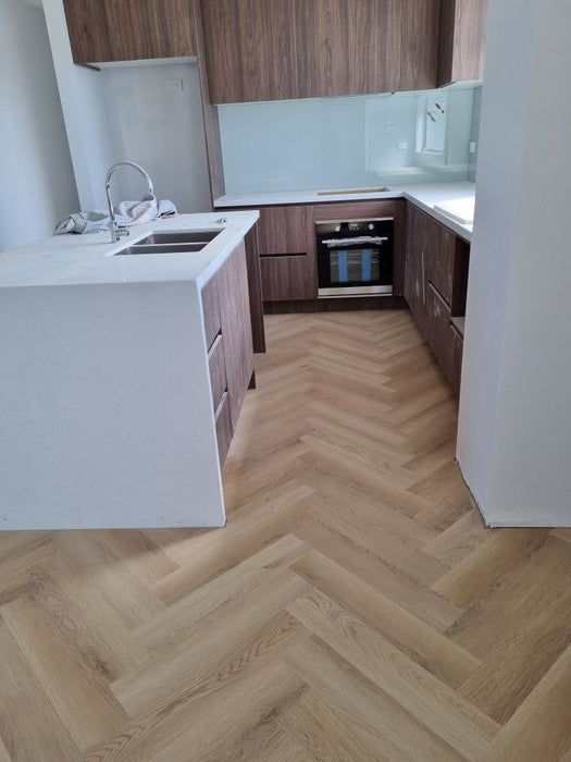 H4130 Luxury HerringBone Hybrid Flooring 7mm