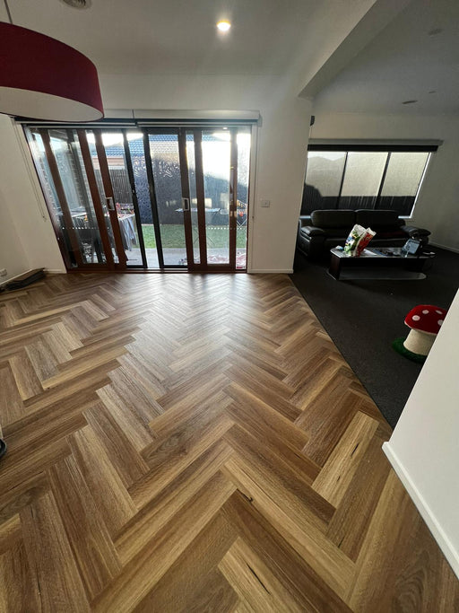 H4135 Luxury HerringBone Hybrid Flooring 7mm