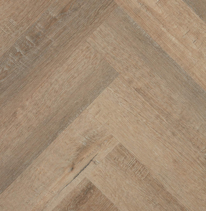 Herringbone Mottled Brown Hybrid 8mm, H4235