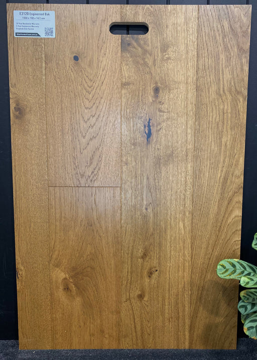 E3120 Economical Straight Board Engineered Oak 14/2mm