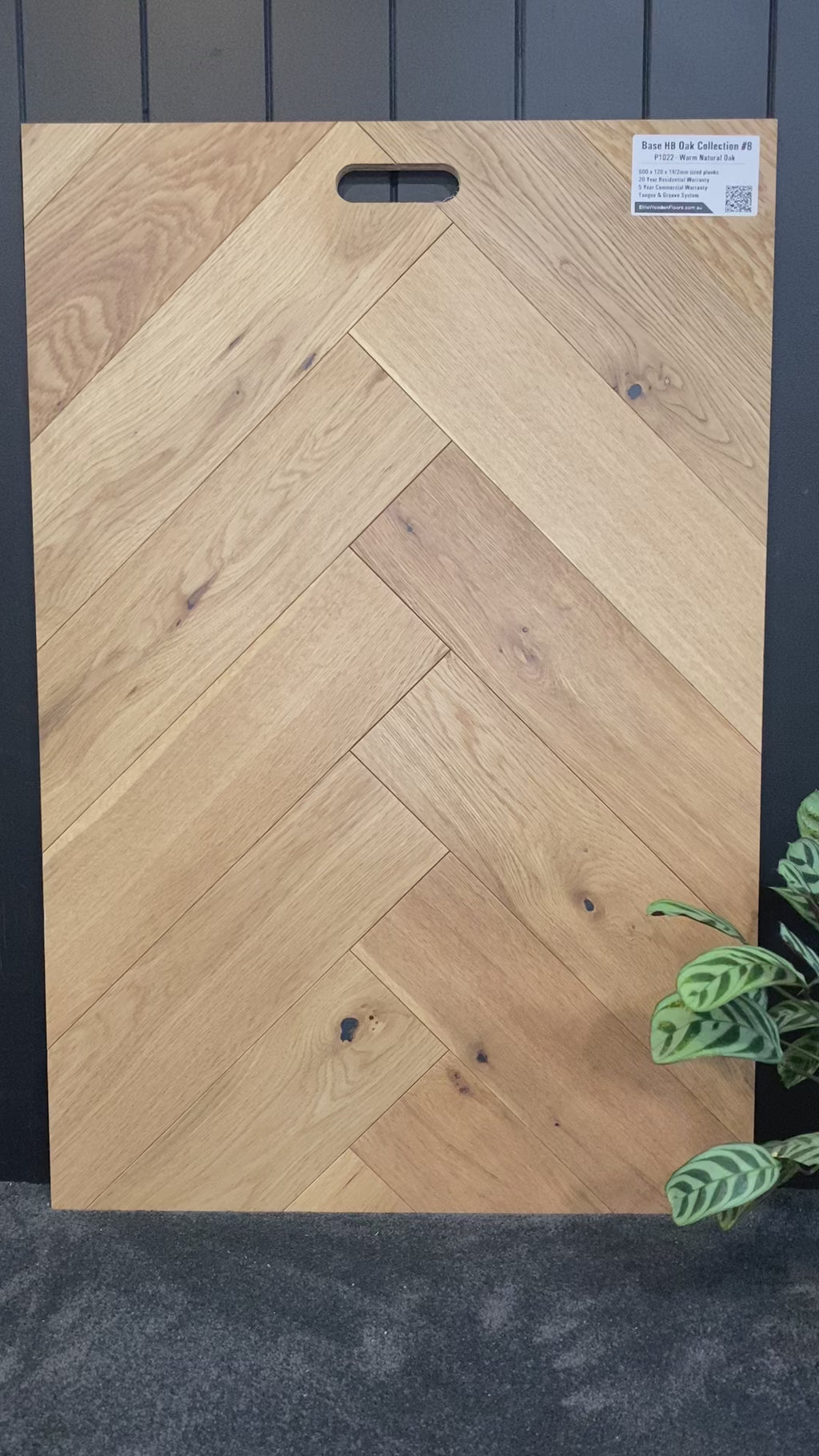 Herringbone Oak Base Collection #8: P1022 - Warm Natural Oak